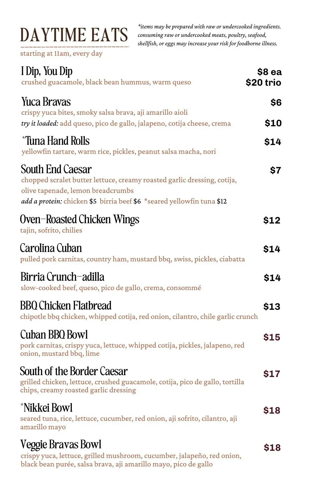 Teleflora Menu Menu — Folia