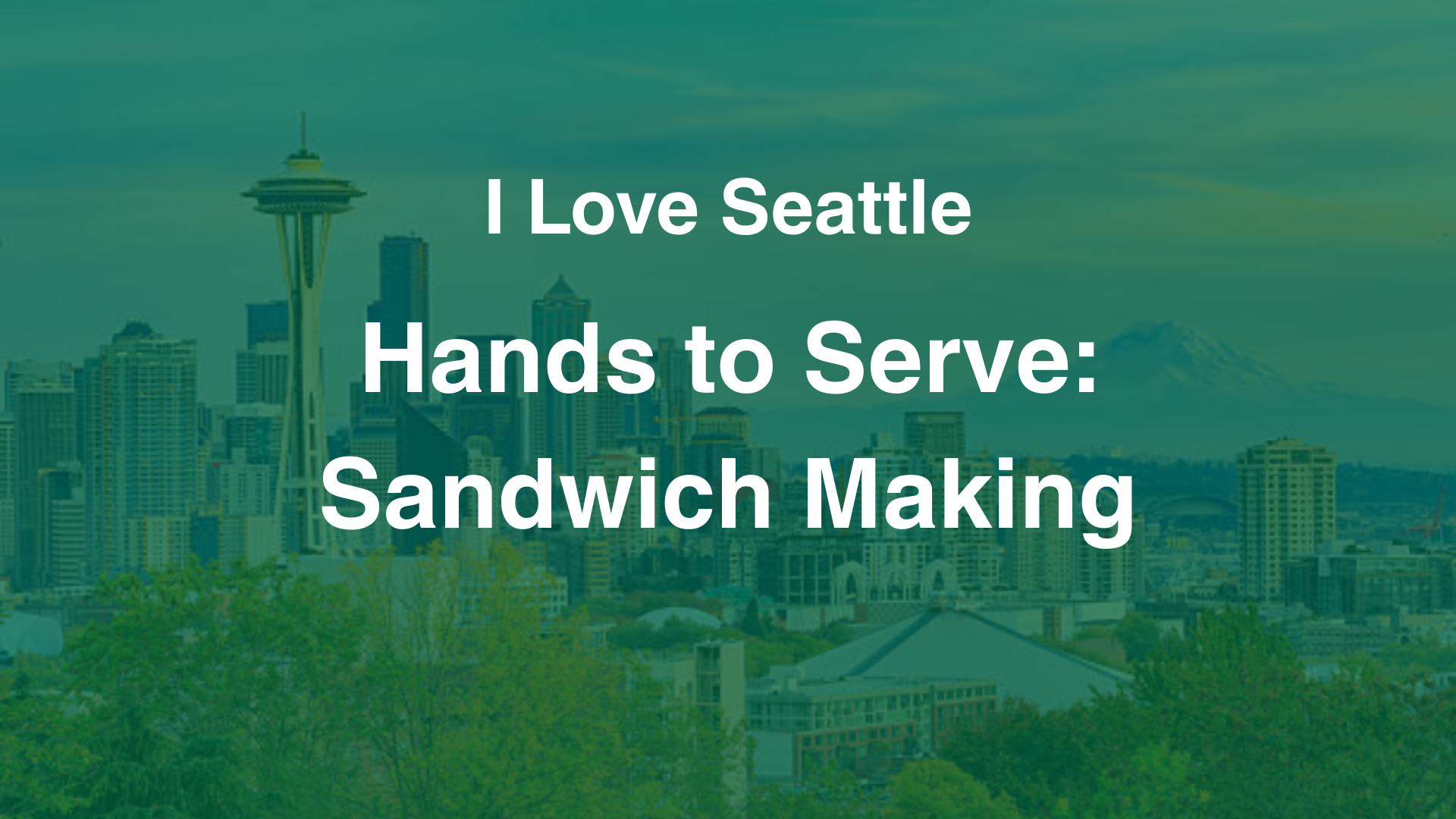 Hands to Serve: Sandwich Making