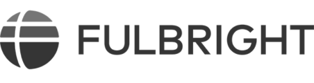 The Fulbright logo featuring a stylized globe with grid lines and the word 'FULBRIGHT' next to it.
