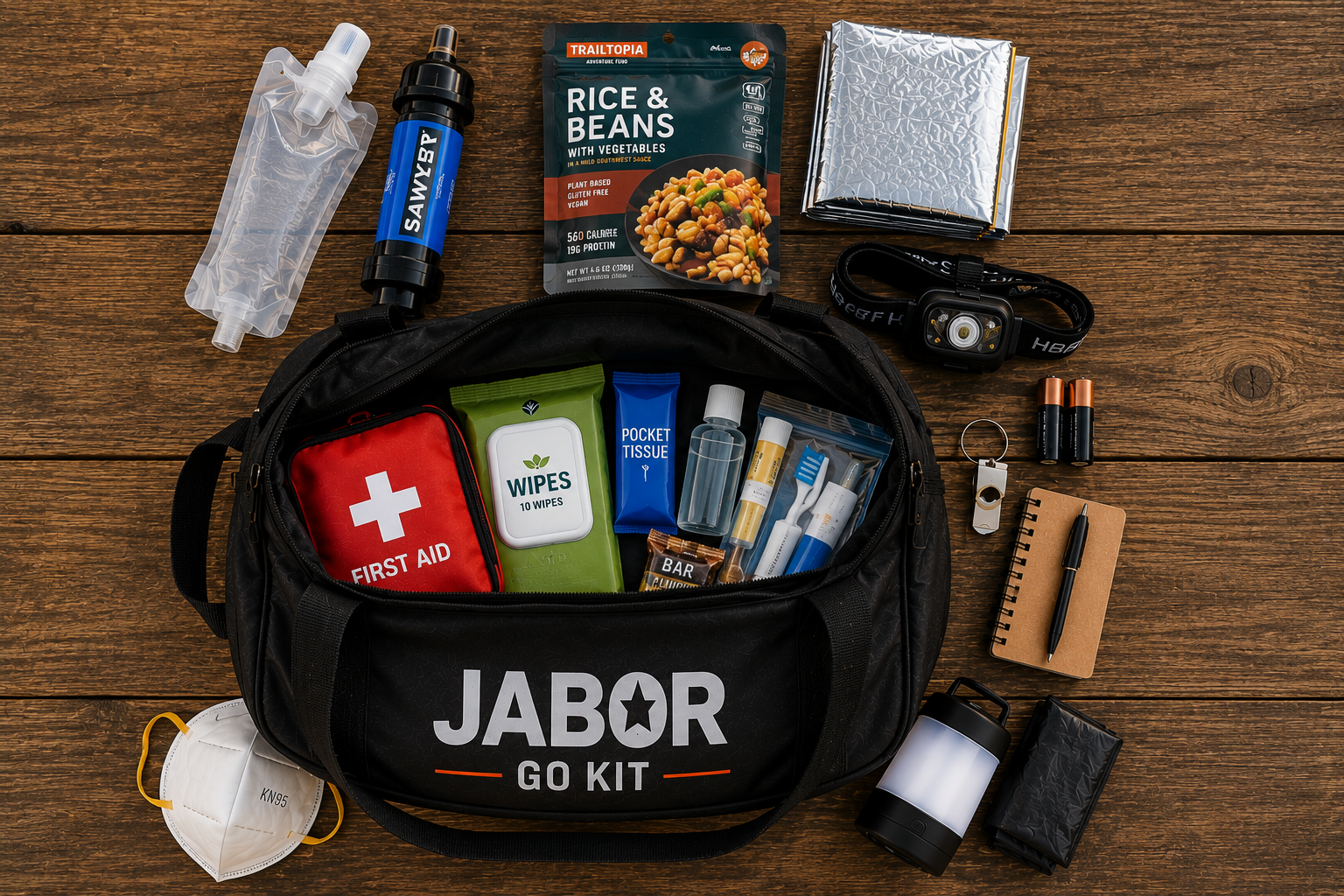 JABOR Go Kits—Because preparedness is a gift we can share.