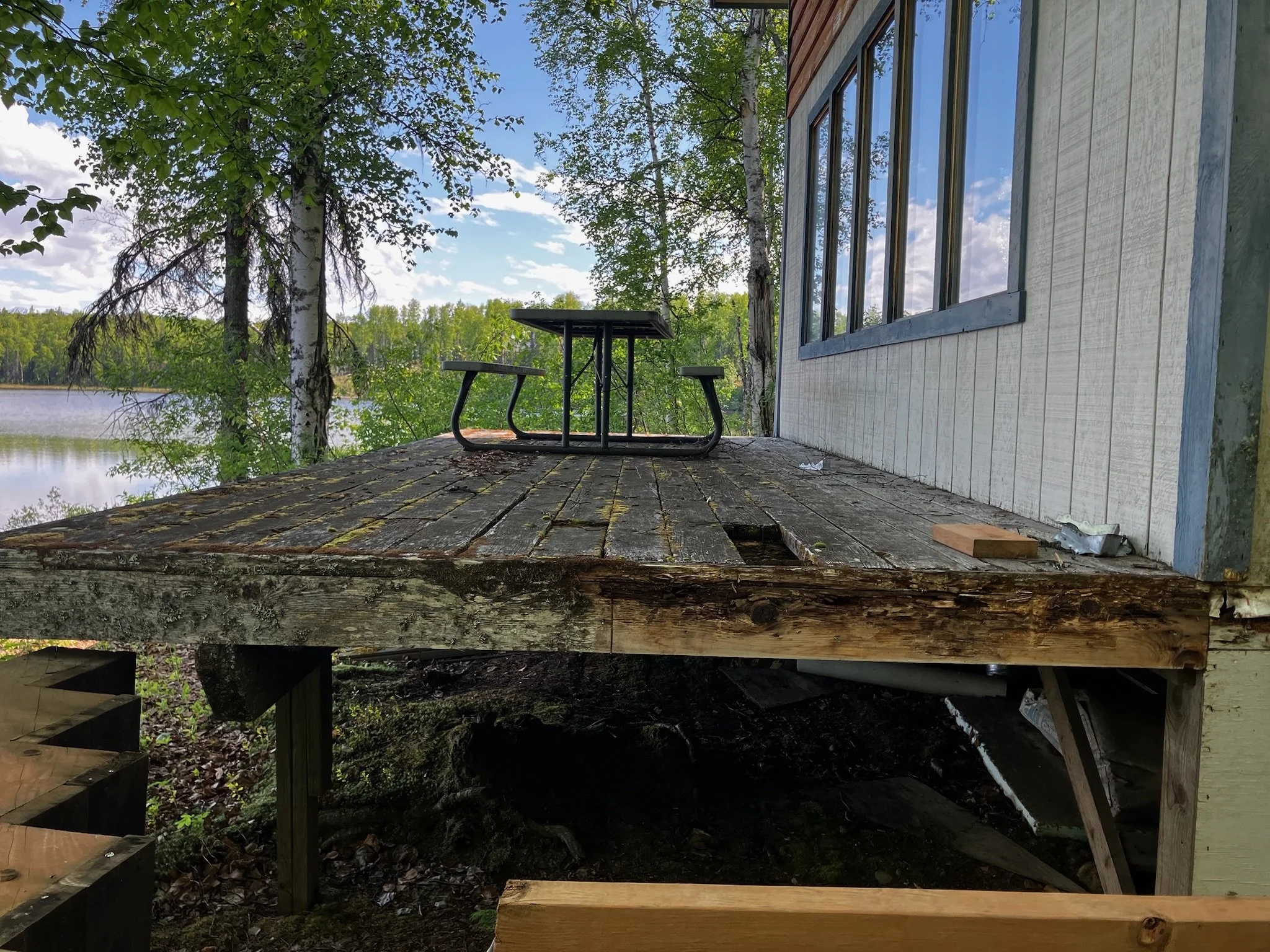 Step 1 - Remove the existing deck