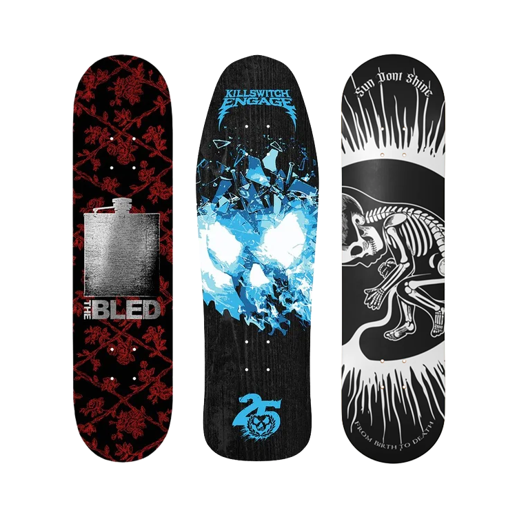   THE BLED / KILLSWITCH ENGAGE / SUN DONT SHINE   Custom Skate Decks 