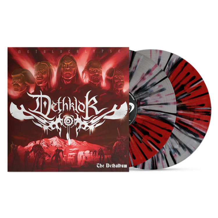   DETHKLOK – The Dethalbum  Ruby & Milky Quad w/ White, Black, & Apple Splatter Variant 