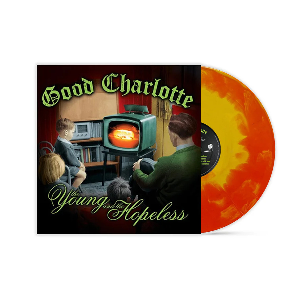   GOOD CHARLOTTE – The Young and The Hopeless  Orange & Yellow Handpour Variant 