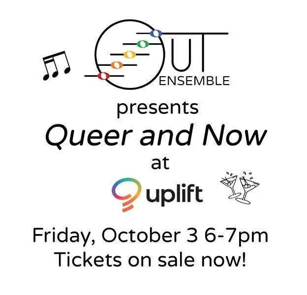 In celebration of LGBTQ+ History month, OUT Ensemble presents Queer and Now, a concert series celebrating the works of contemporary queer composers. Join us on October 3 for an evening of classical and pop tunes with a wind quintet twist at Ann Arbor