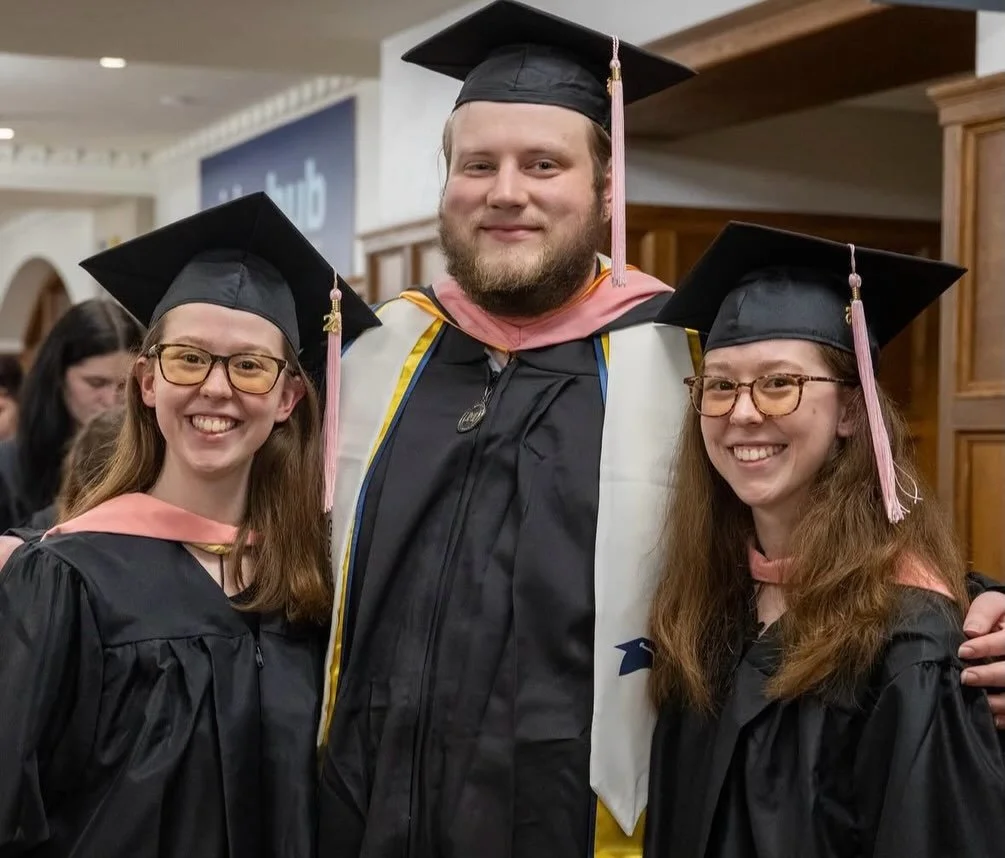 Congrats to Alan, Abby, and Sophie on attending Lavender Graduation AND performing Mahler Symphony No. 6 in their final @umichsmtd concert with the University Symphony Orchestra yesterday! Go Blue 💙💛