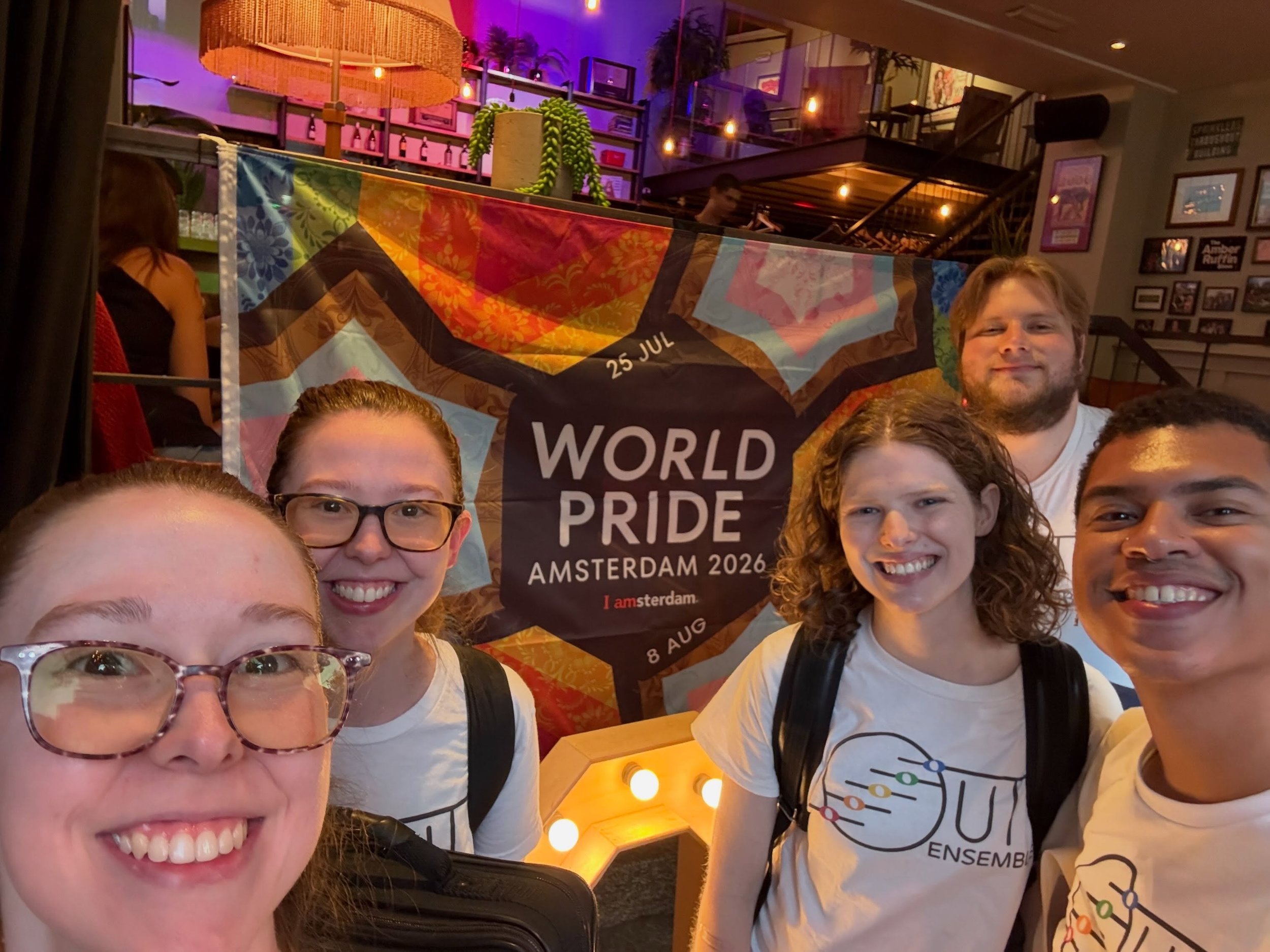 We kicked off season three by celebrating WorldPride in Amsterdam! OUT performed at @boomchicago and premiered @oboe_abby3080&rsquo;s transcription of the Henri&euml;tte Bosmans String Quartet at the English Reformed Church, with plenty of sight-seei