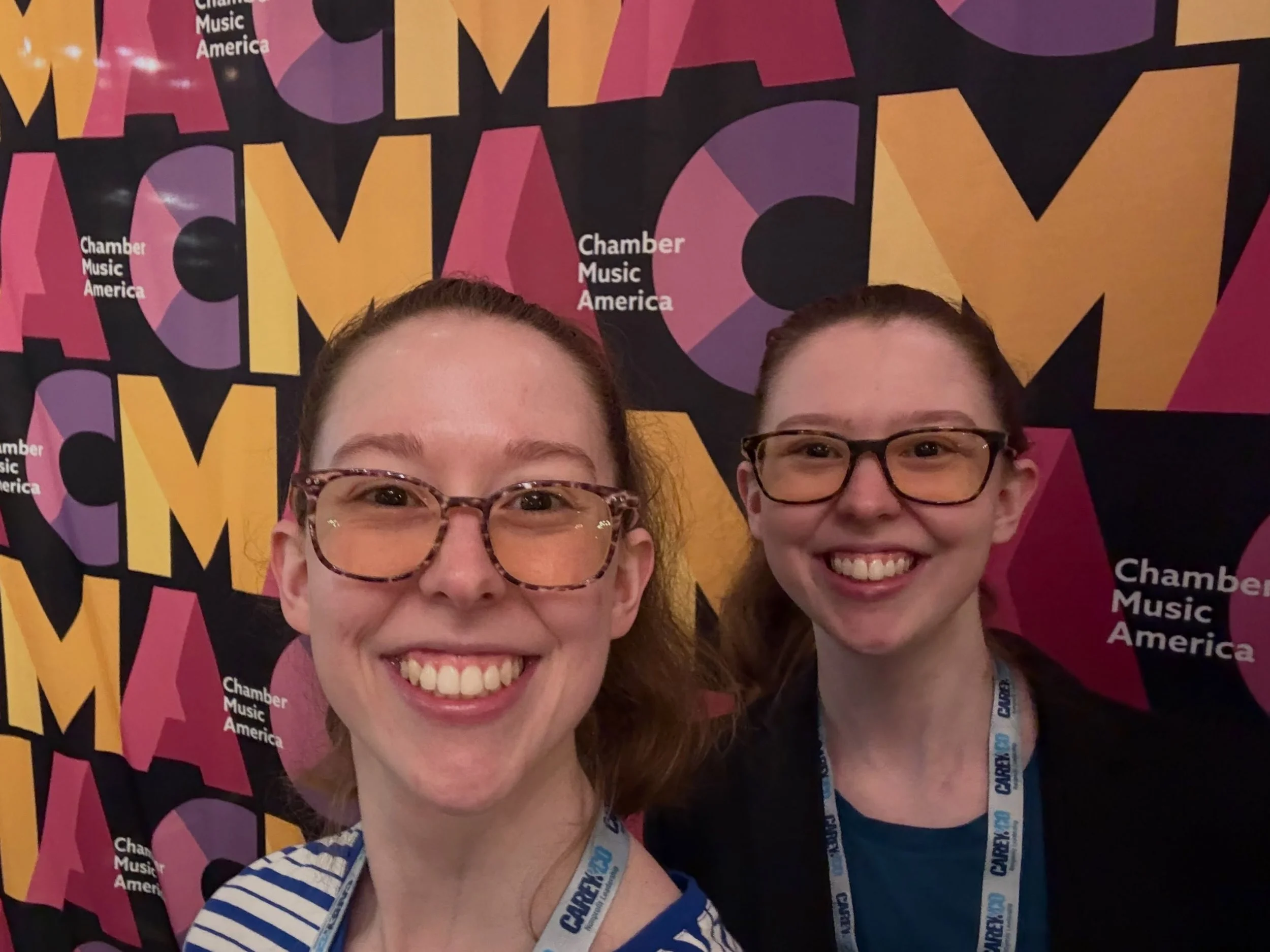 First @chambermusicamerica conference is in the books! Abby and Sophie represented OUT Ensemble in Chicago for three days of insightful panels, breathtaking performances, and meeting some of the most knowledgeable and generous people in the business.