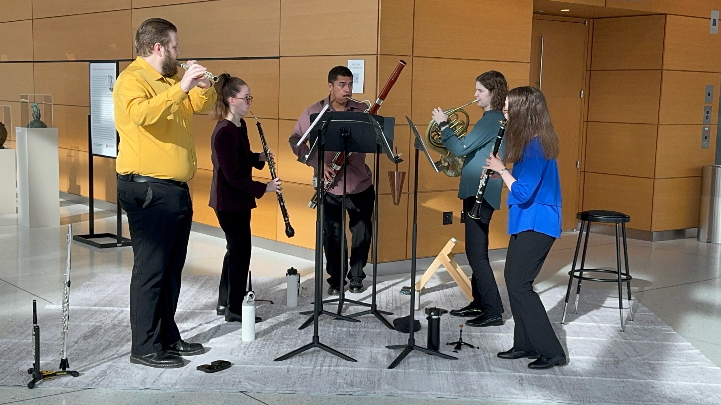 Thank you to everyone who came out to the @schaapcenter to hear us perform this morning! It was a joy to premiere @oboe_abby3080&rsquo;s &ldquo;Ephemeral&rdquo; and continue bringing music by queer composers to southeast Michigan. Next stop, Tennesse
