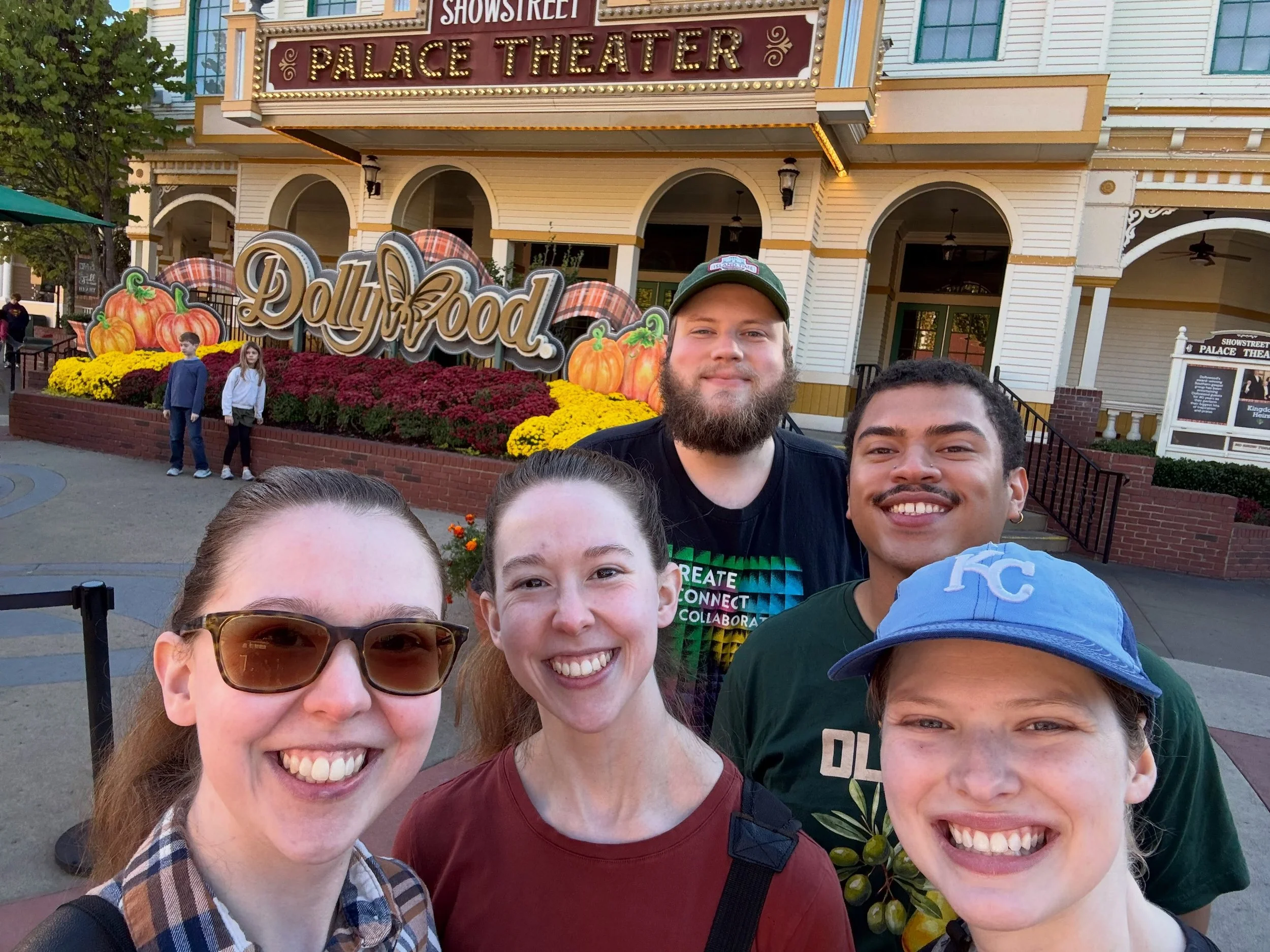 OUT and about: Dollywood edition! 🦋 
After our residency at East Tennessee State last week, we made a pit stop for cinnamon bread, knife-making (!), and roller coasters 🎢 We had an absolute blast!