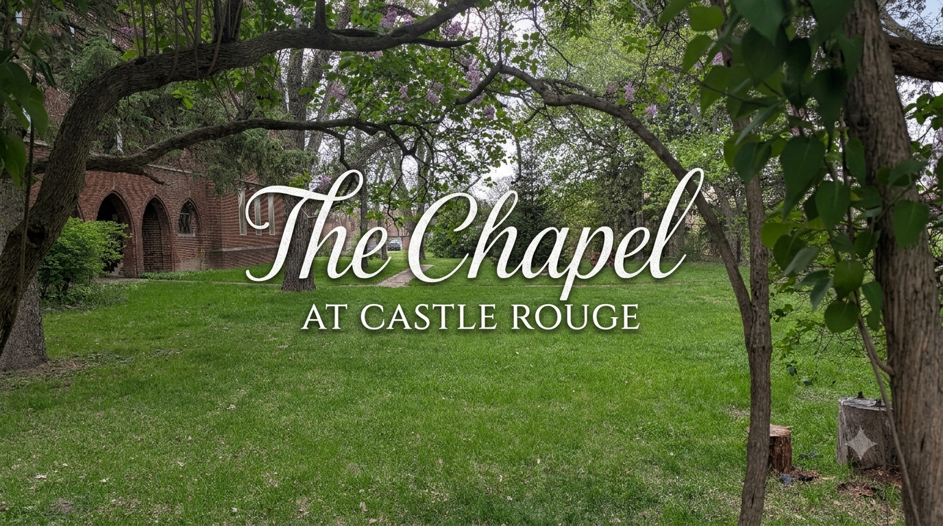 The Courtyard with The Chapel at Castle Rouge logo (1).png
