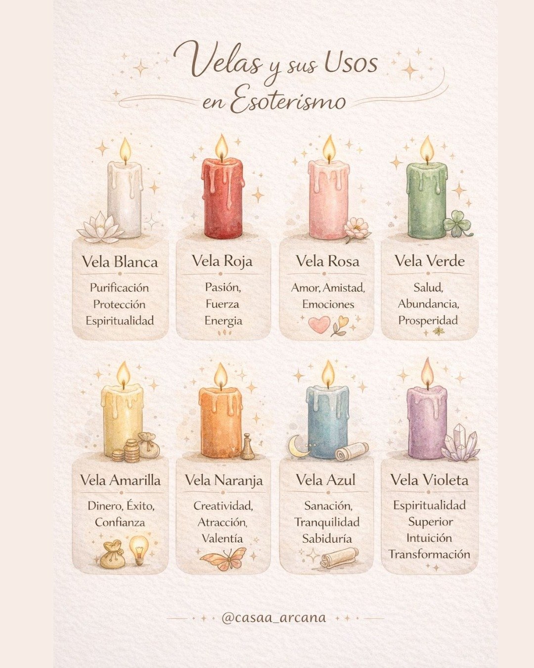 🕯️ No eliges una vela&hellip; la vela te elige a ti 🕯️

Cada color vibra distinto.
Cada llama abre un camino.
Cada intenci&oacute;n&hellip; atrae algo diferente.

Pero aqu&iacute; viene lo interesante 👀
👉 La mayor&iacute;a usa velas sin saber lo 