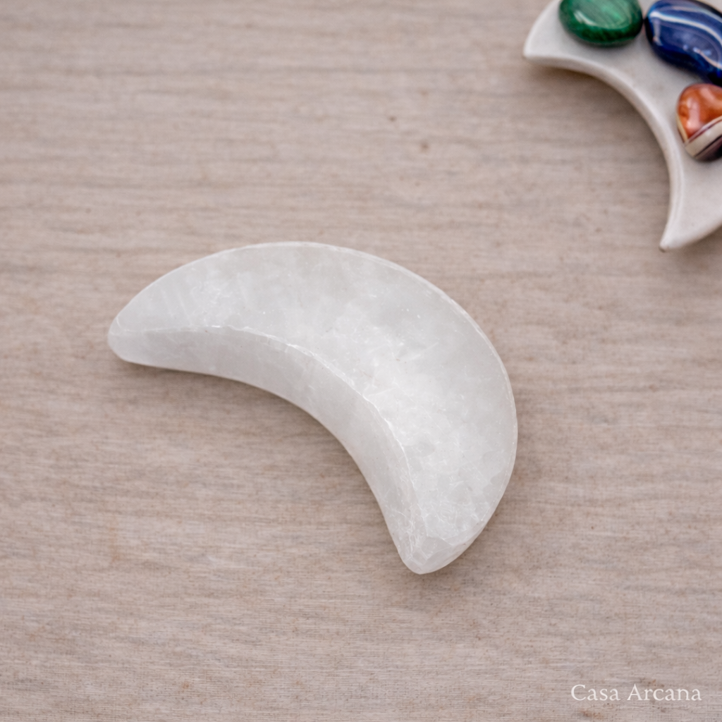 Medialuna de Selenita 12 cm