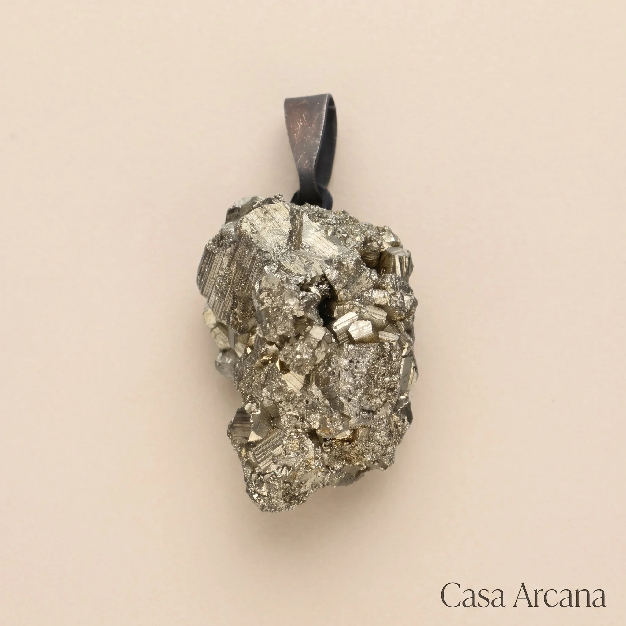 Colgante de Pirita en Bruto