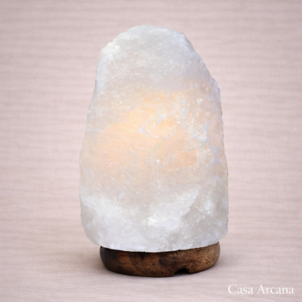 Lámpara Sal del Himalaya 2-3 Kg Blanco