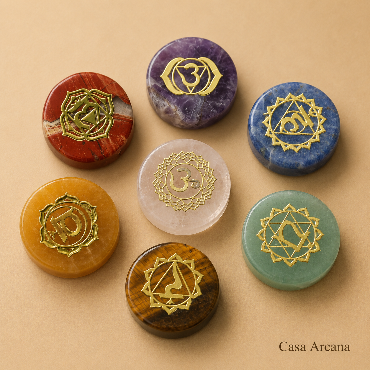 Set 7 Piedras Chakras