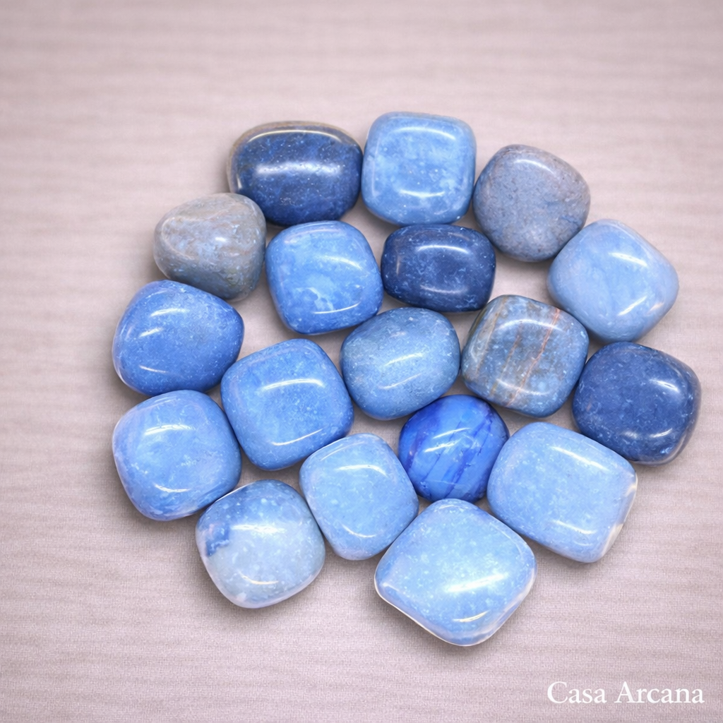 Piedras Pulidas de Aventurina Azul