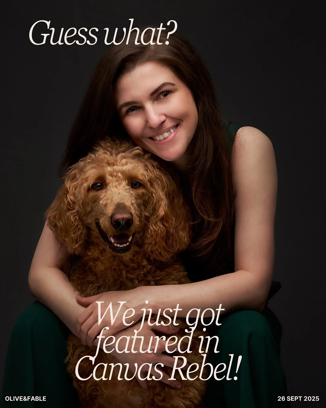 ✨ Exciting news! ✨
I am honored to share that I was recently featured in Canvas Rebel in their “The Story Behind Your Mission” series.
In the piece, I open up about how I first found photography in 2009 (thanks to my soul dog 🐾), and how