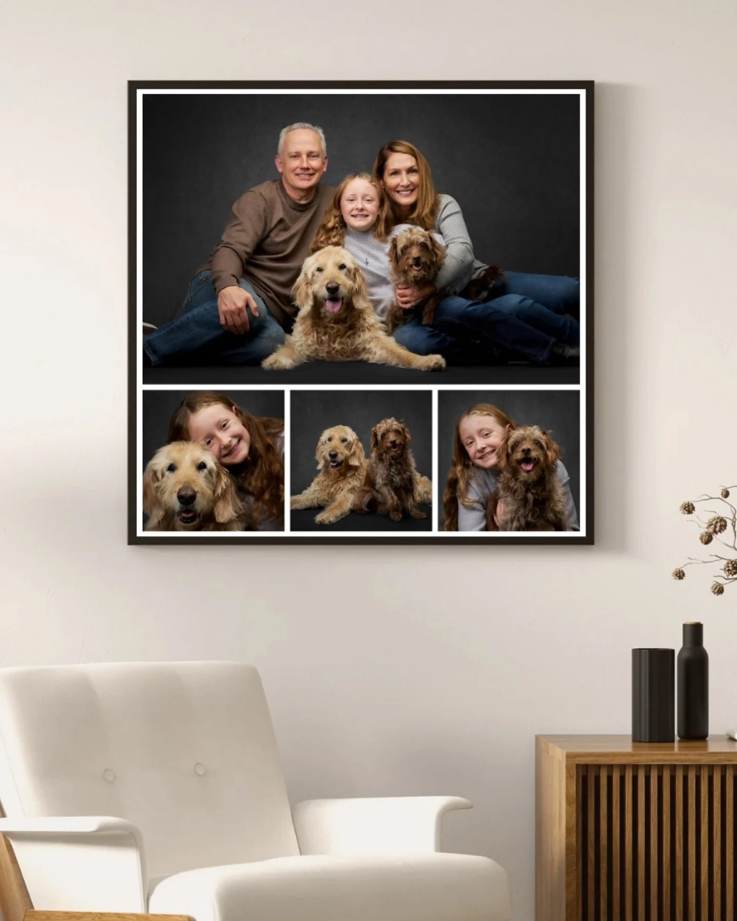 Family legacy takes many shapes and for some of us, it begins with our dogs.

This beautiful family visited the studio with their pups, Dora who is sixteen and Charlie who is eight. Dora has been with them since she was just weeks old, long before th