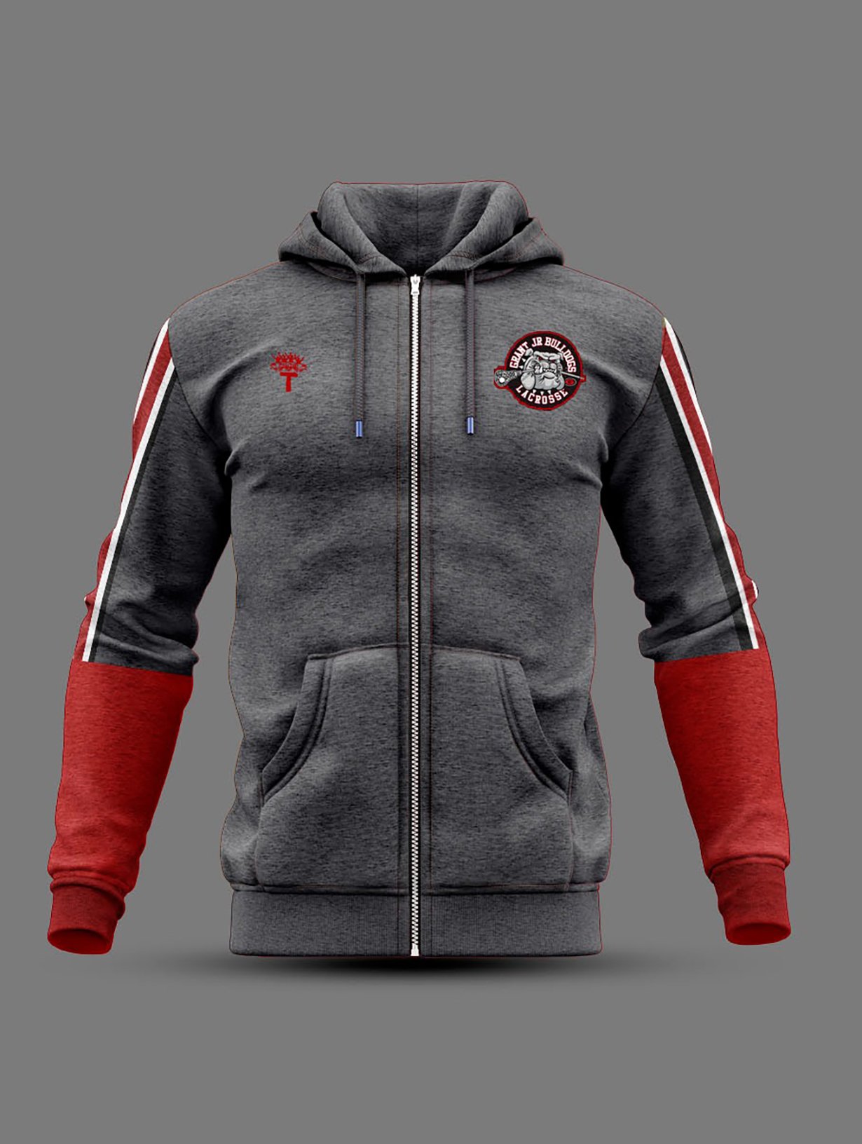 Bulldogs Lacrosse Strip Jogger Hoodie