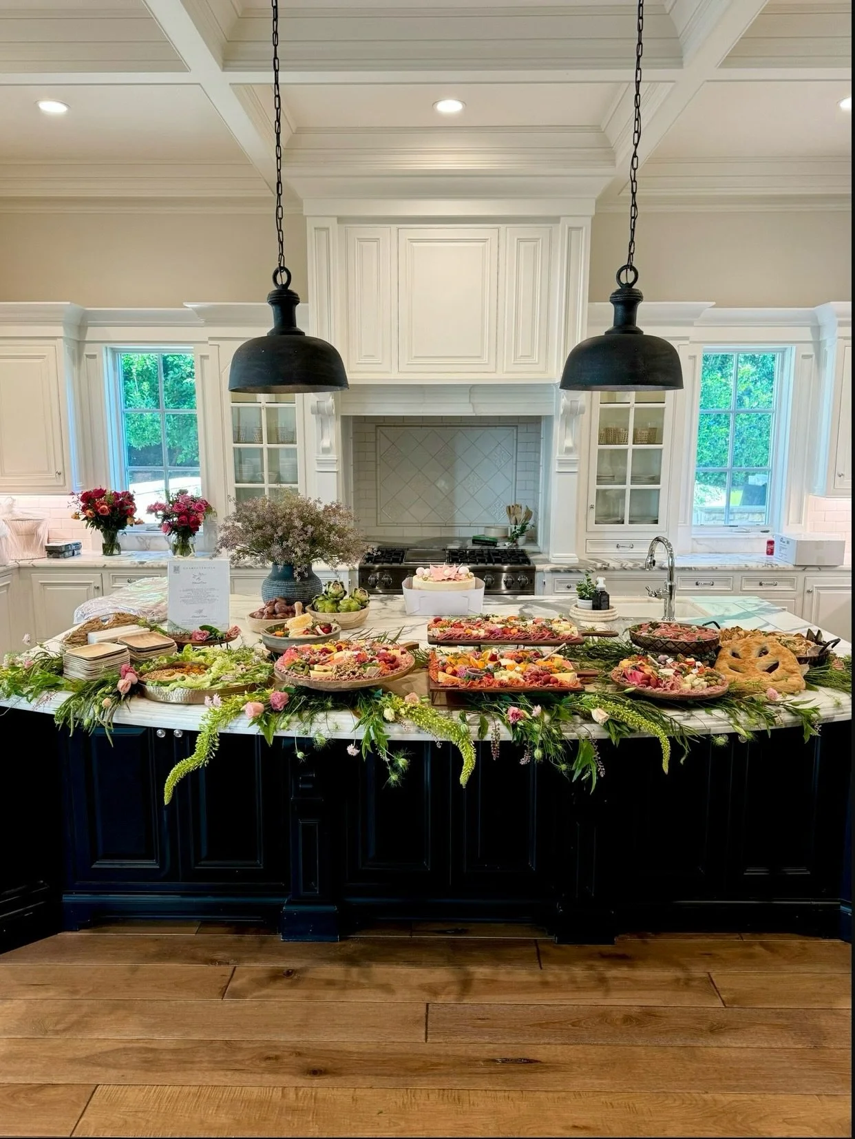 Planning an event? Let Grazed handle the food. 
We specialize in thoughtfully curated flat lay and elevated grazing tables featuring premium cheeses, artisanal charcuterie, seasonal fruits, and refined accoutrements, all styled with elegant, abundant