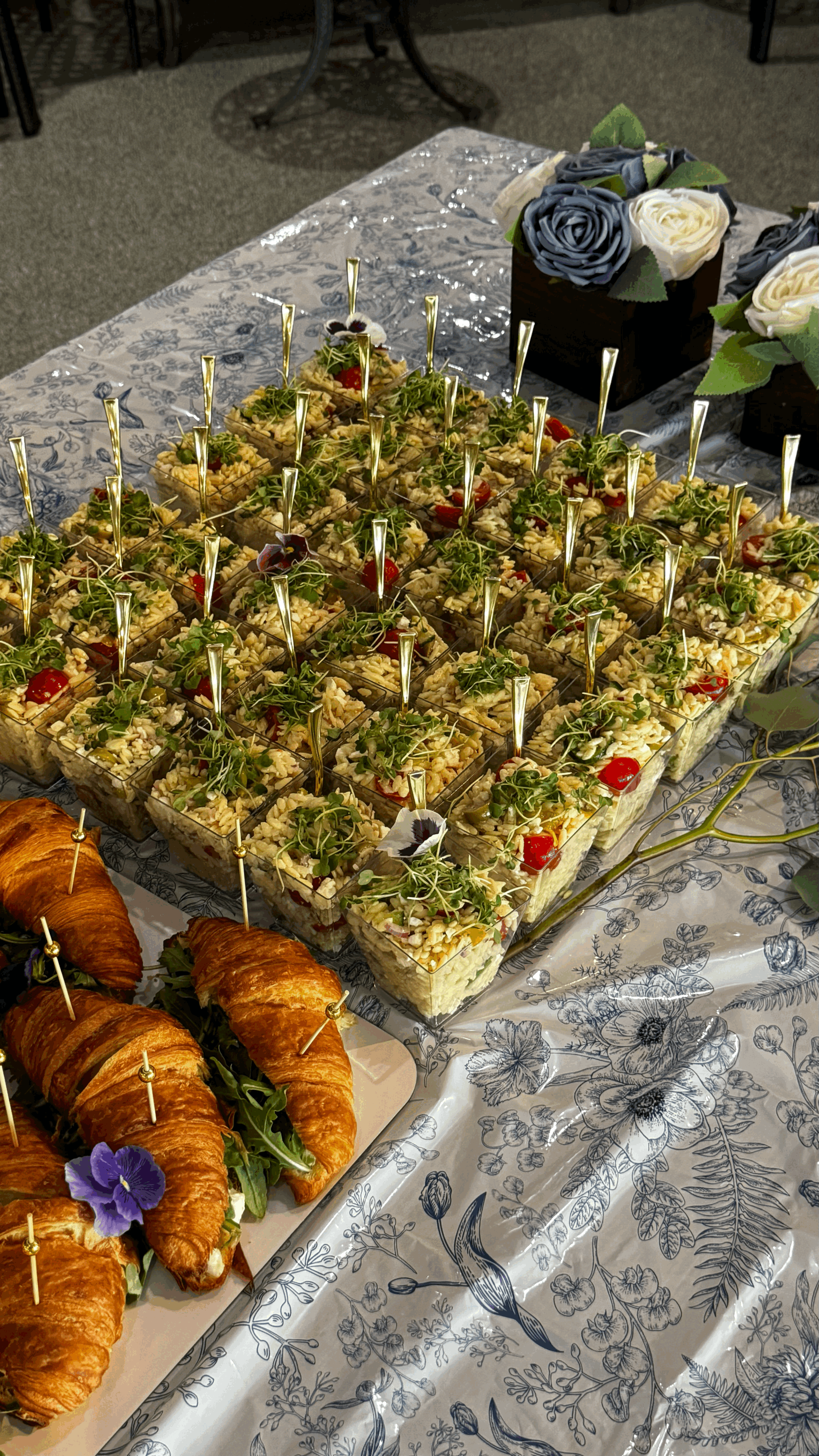 Orzo Greek Salad Cups