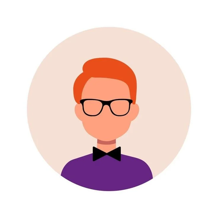 Avatar icon_ Human. A person's badge. Vector. Social media profile symbol.jpeg