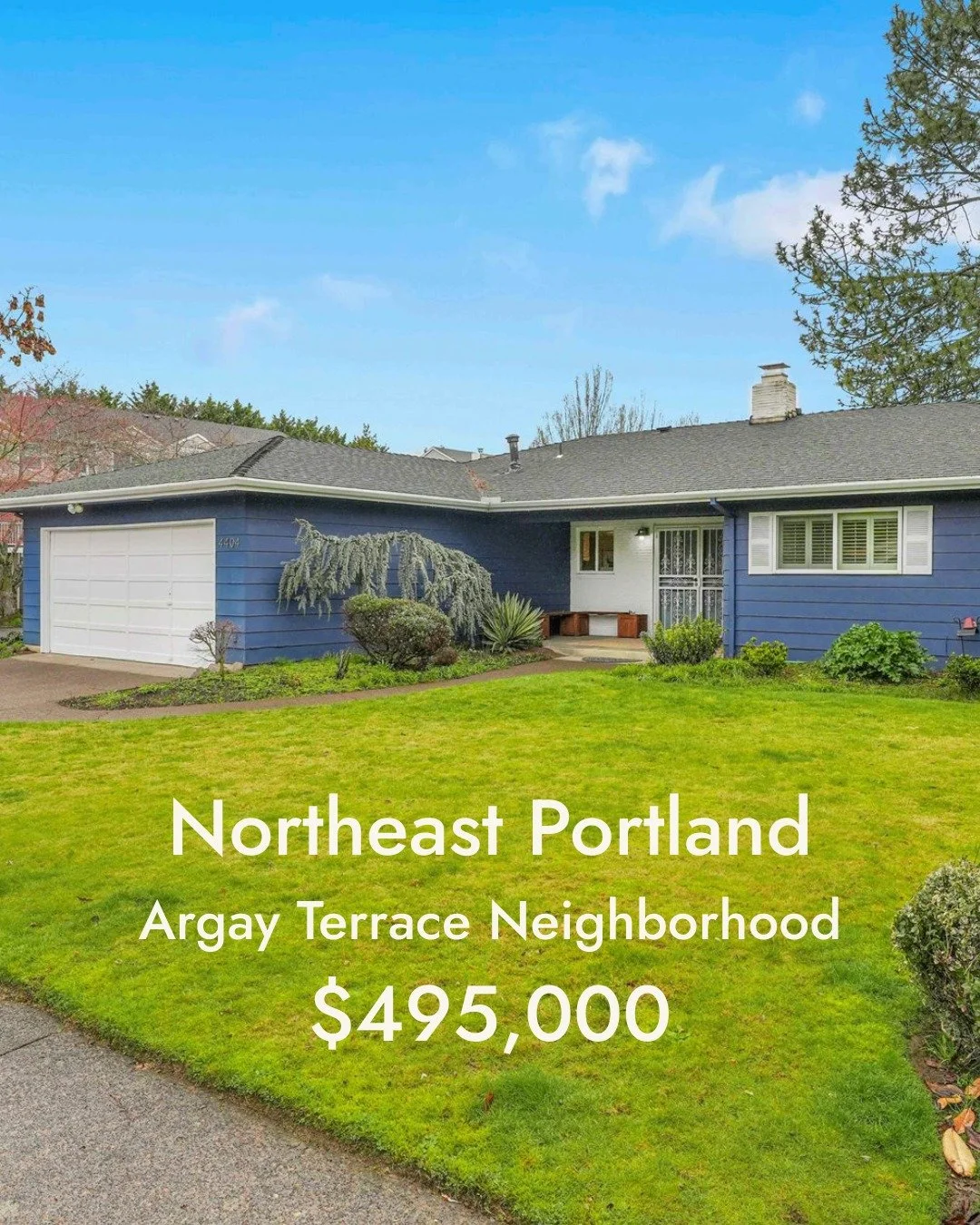 ✨Amazing in Argay✨ Check out this incredible NE Portland home.  Three bedrooms, two baths, just over 1700 sqft, with an incredible layout and backyard.  This one is going to move quick.

I'm not the listing agent, but I would love to help you buy you