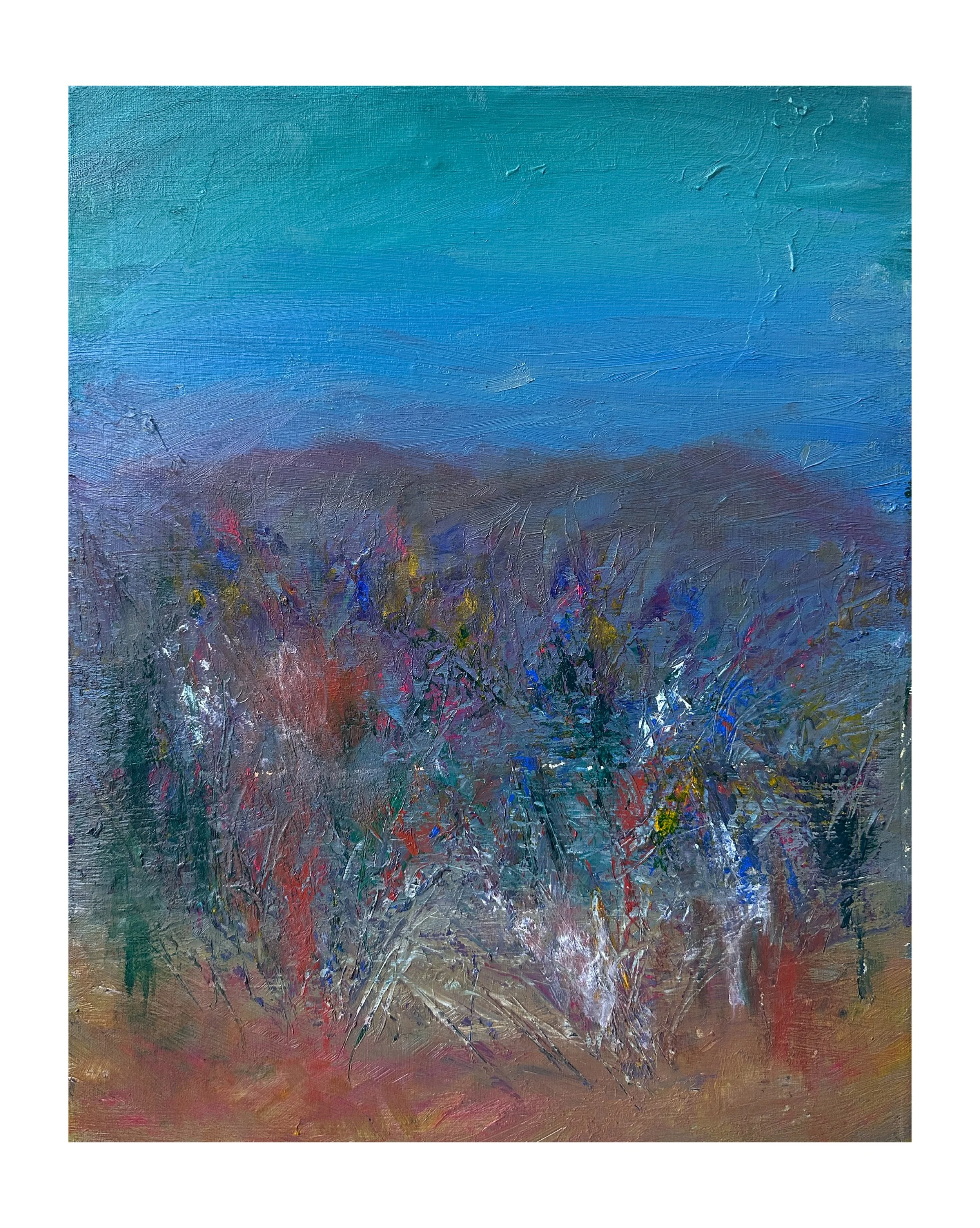 Untitled 
18in×16in 
Acrylic on canvas