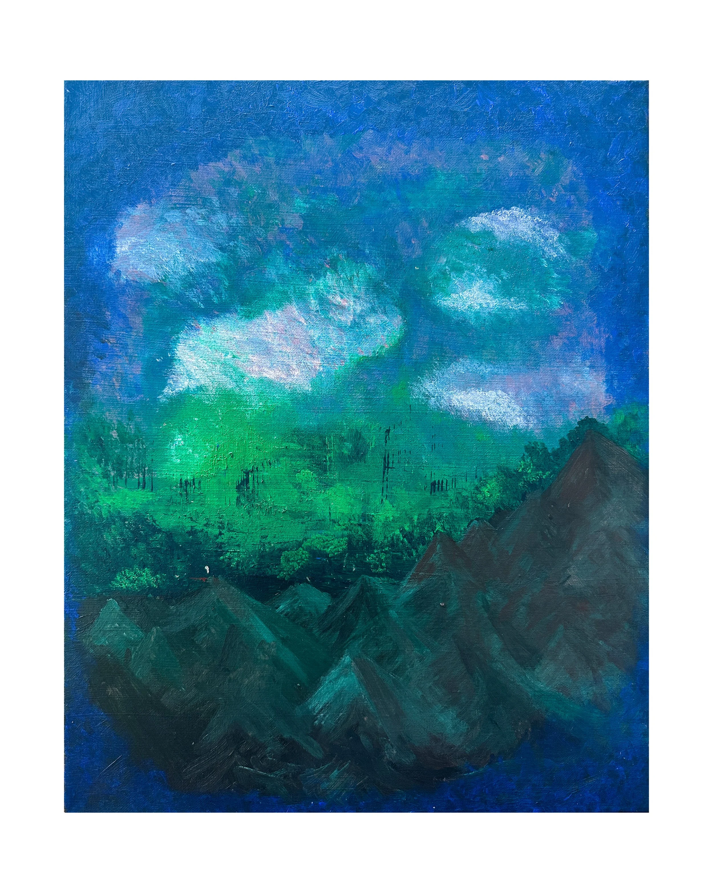 Untitled 
18in×16in 
Acrylic on canvas