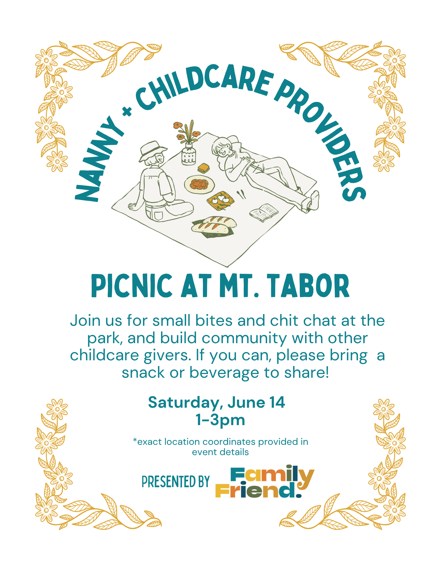 Nanny + Childcare Providers Picnic