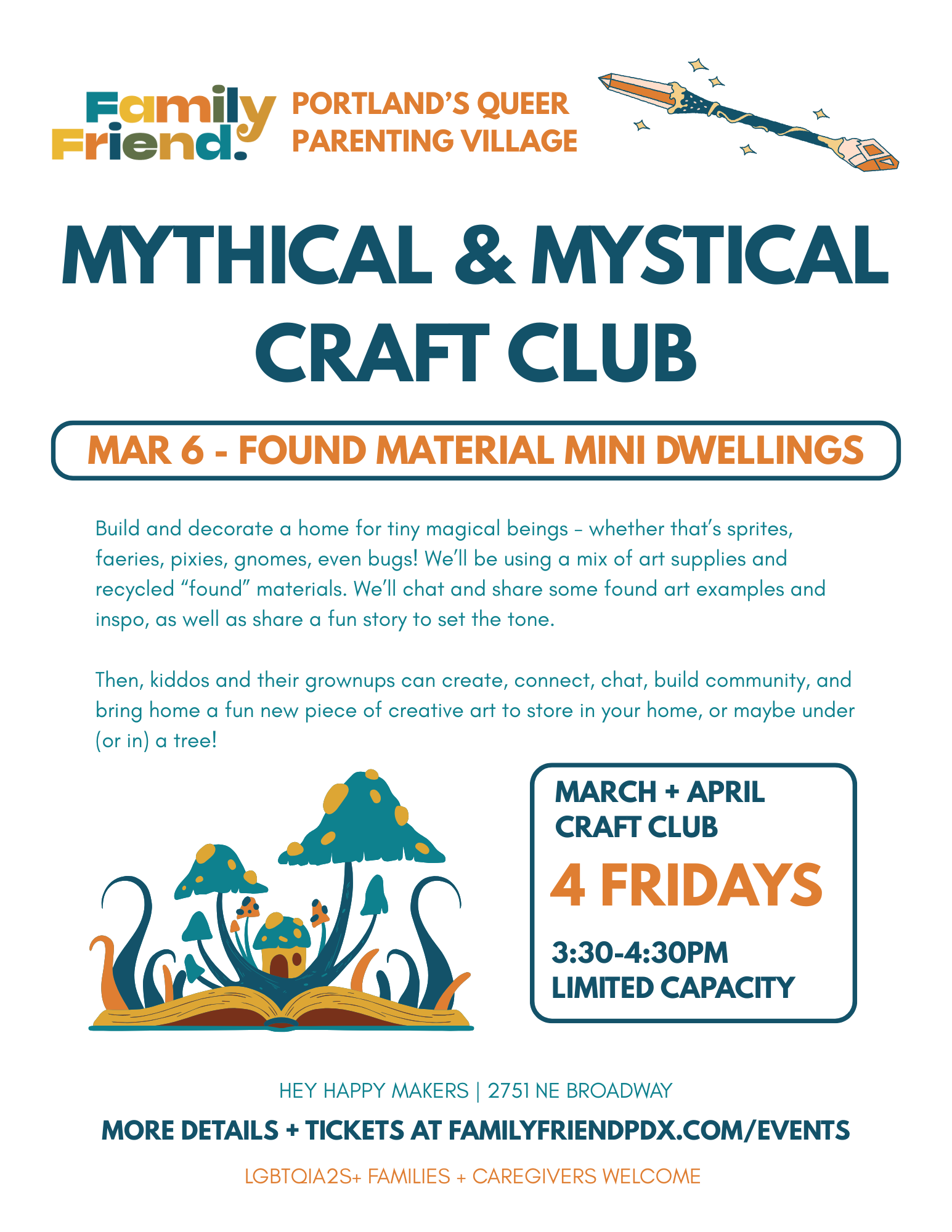 Mythical &amp; Mystical Craft Club ~Session 1 ~ Found Material Mini Dwellings
