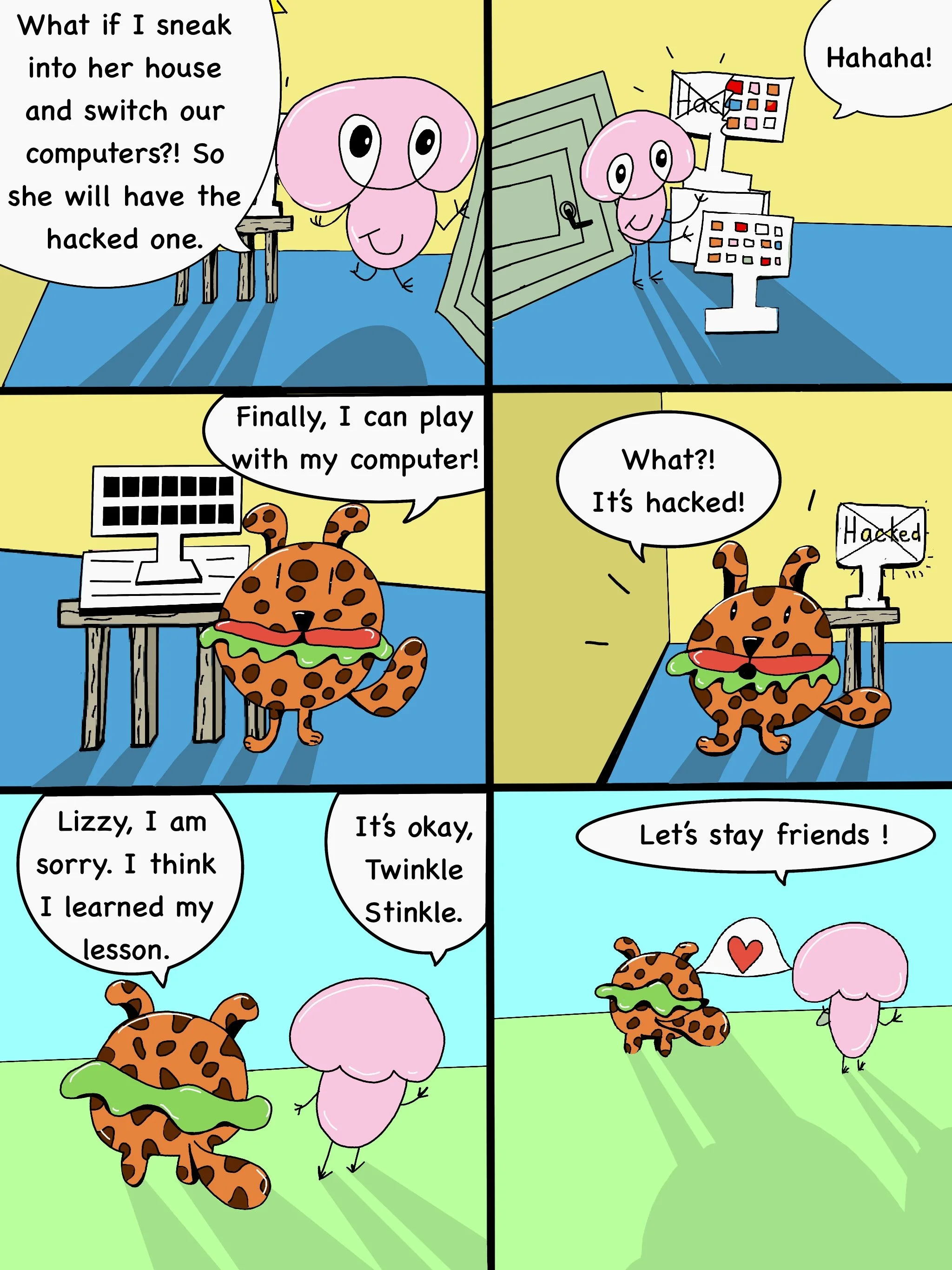 Comic by Sophie page 1
