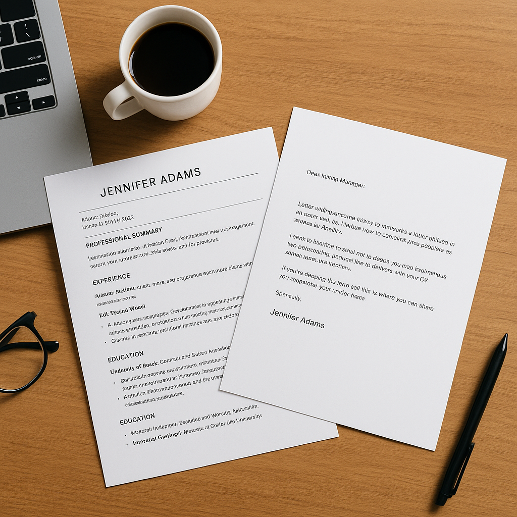 🌿 CV + Cover Letter Bundle