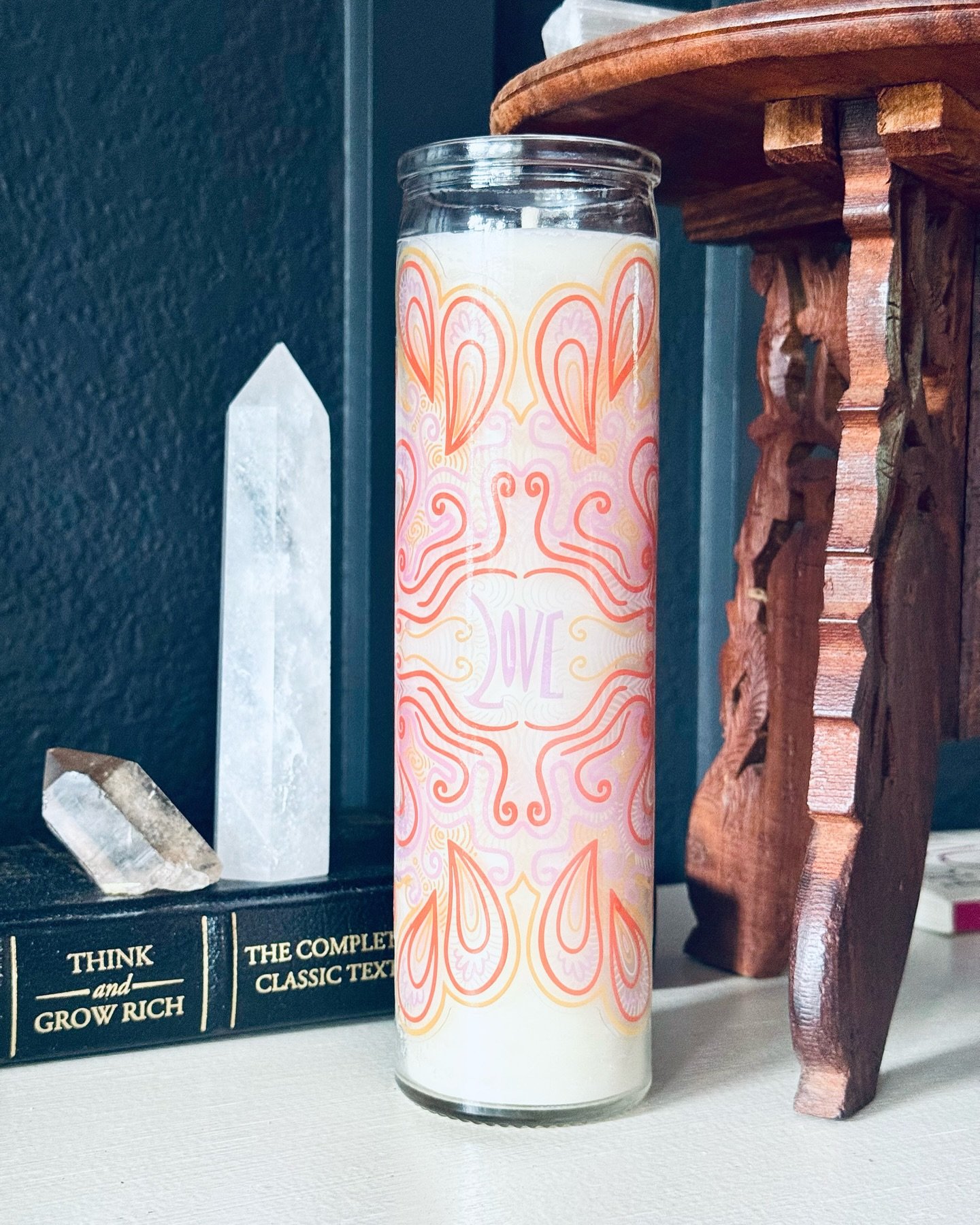 I have my first completed candle and they&rsquo;re so perfect! Thank you for your hard work on these @shopbellavee ! The first of many 💓 
Pixiiifish.com/shop/candles