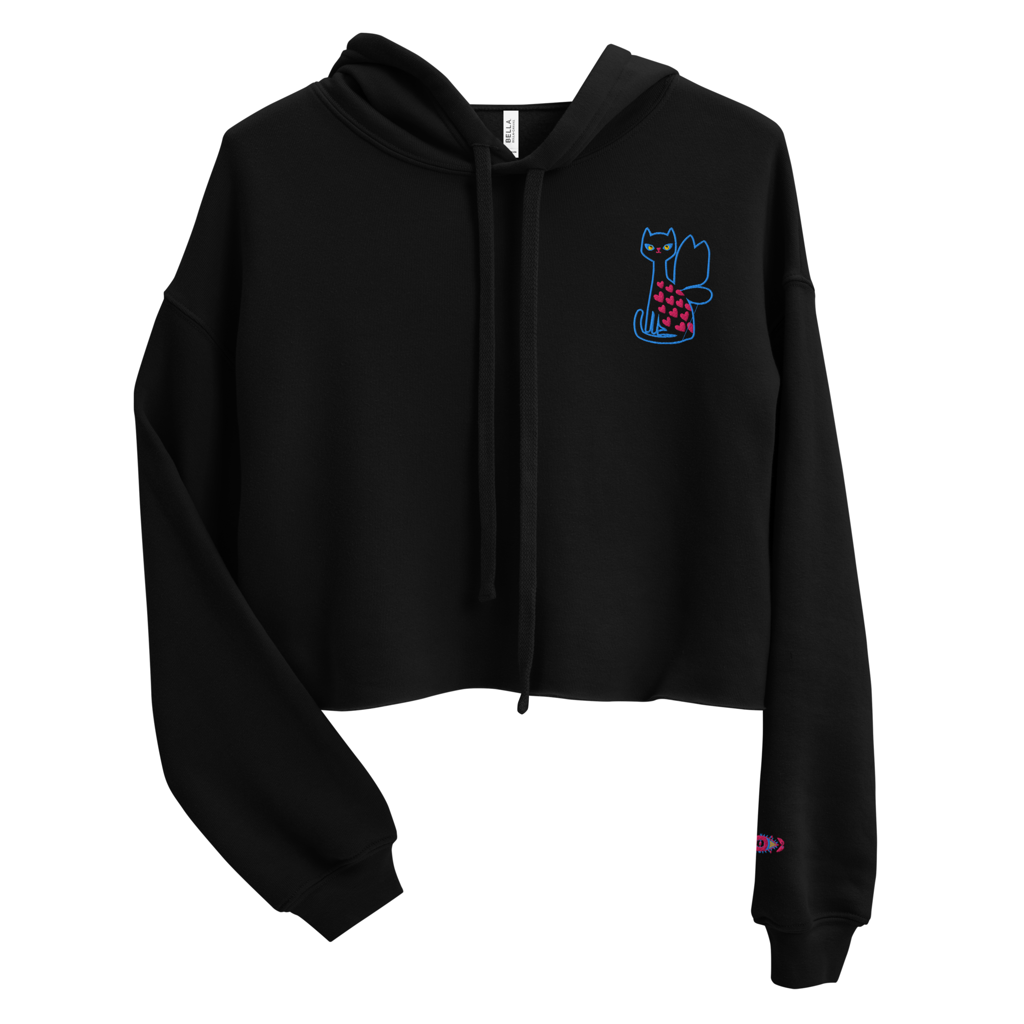 Cat's Eye Crop Hoodie