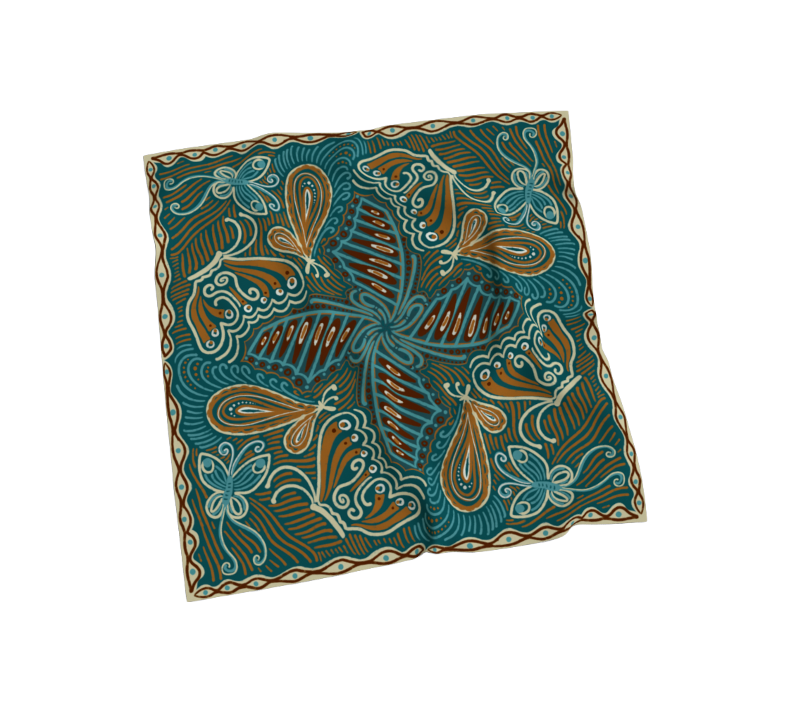 Kelekona Silk Scarf
