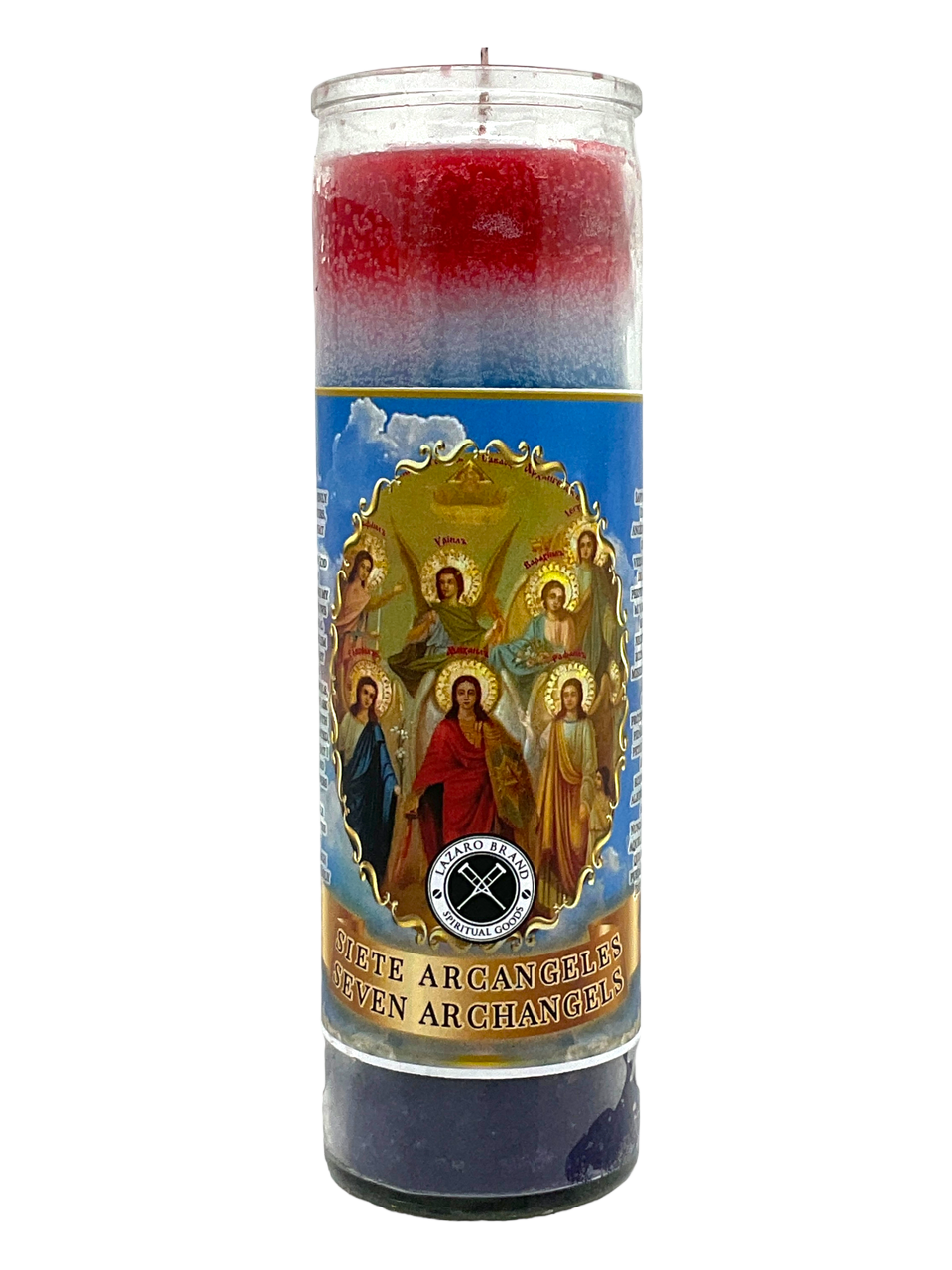 Depiction of the Seven Archangels 7-day candle
