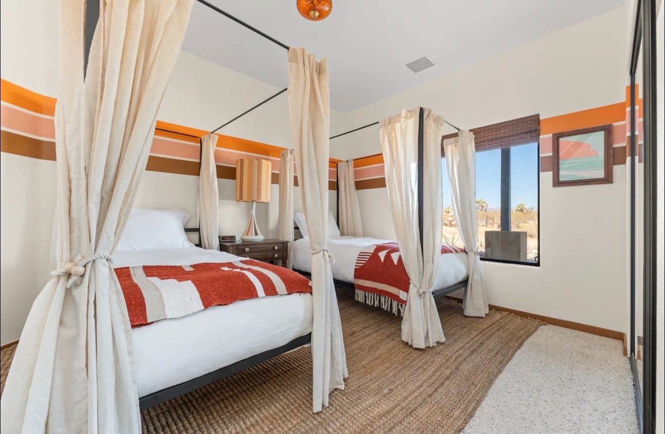 Joshua Tree September 2026 Yoga Retreat Twin Bed in Shared Room