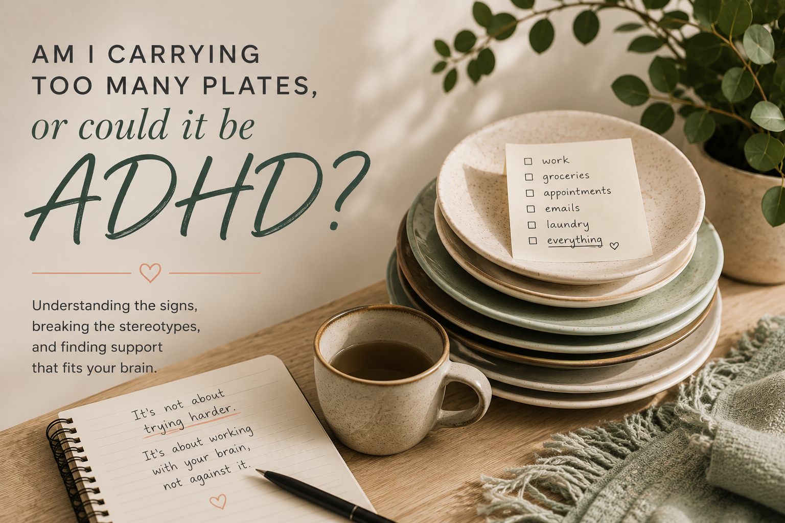 Am I Carrying Too Many Plates, or Could It Be ADHD?