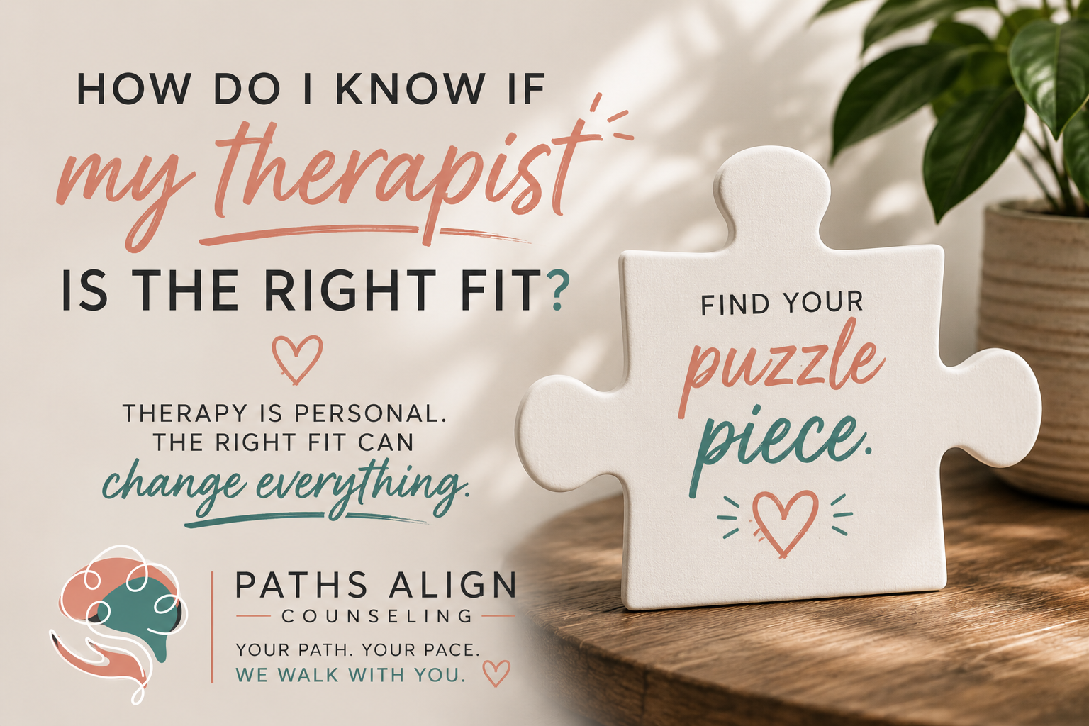 How Do I Know If My Therapist Is the Right Fit?