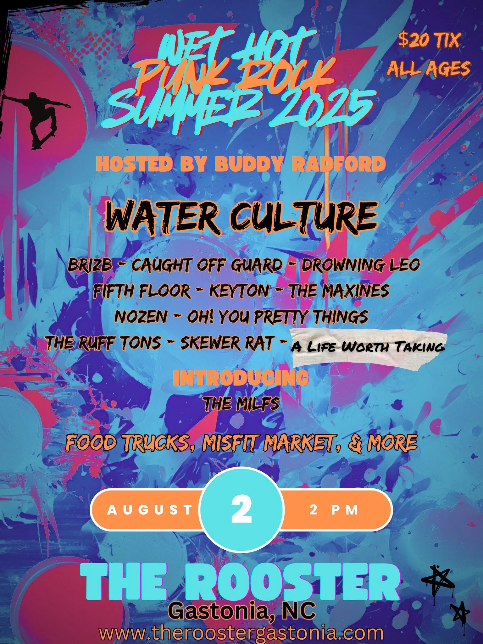 The Rooster Wet Hot Punk Rock Summer