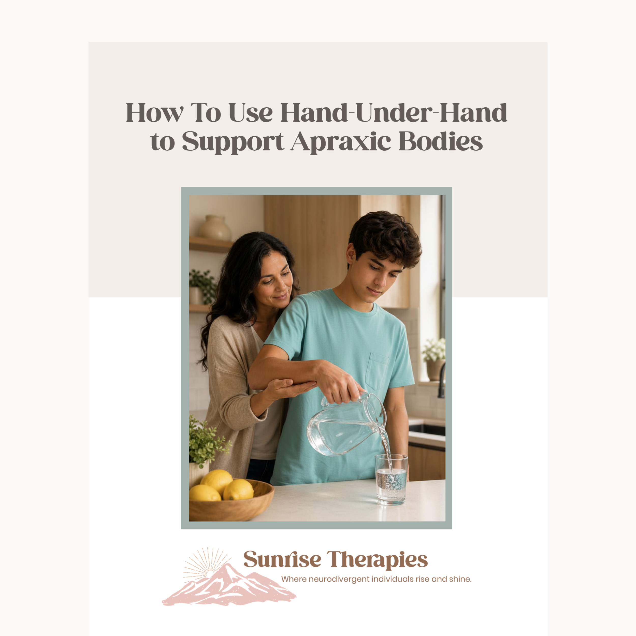 Hand-Under-Hand Support