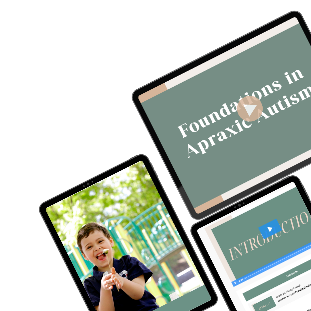 Online Apraxic Autism Course for Parents & Caregivers