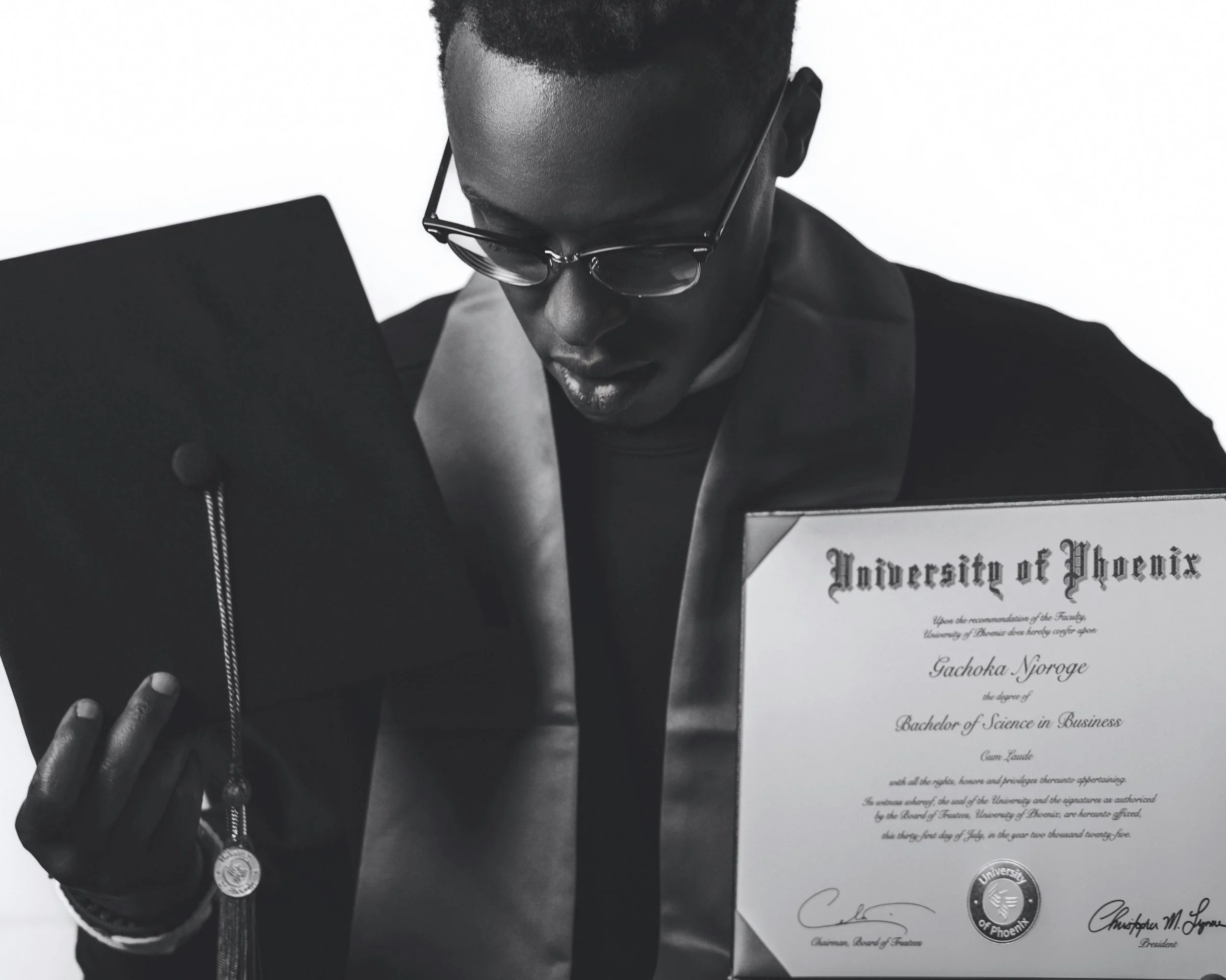 Bachelors Degree Graduation Photography.