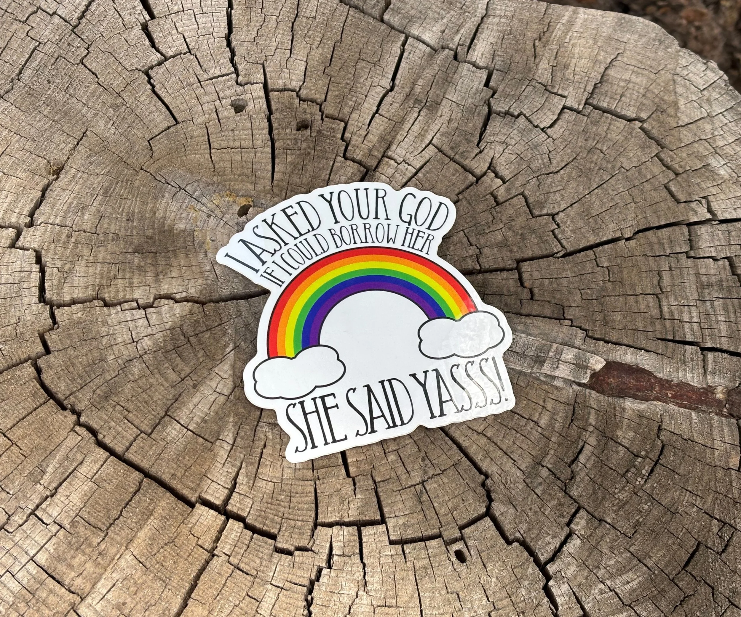 She Said Yass Sticker 02.jpeg