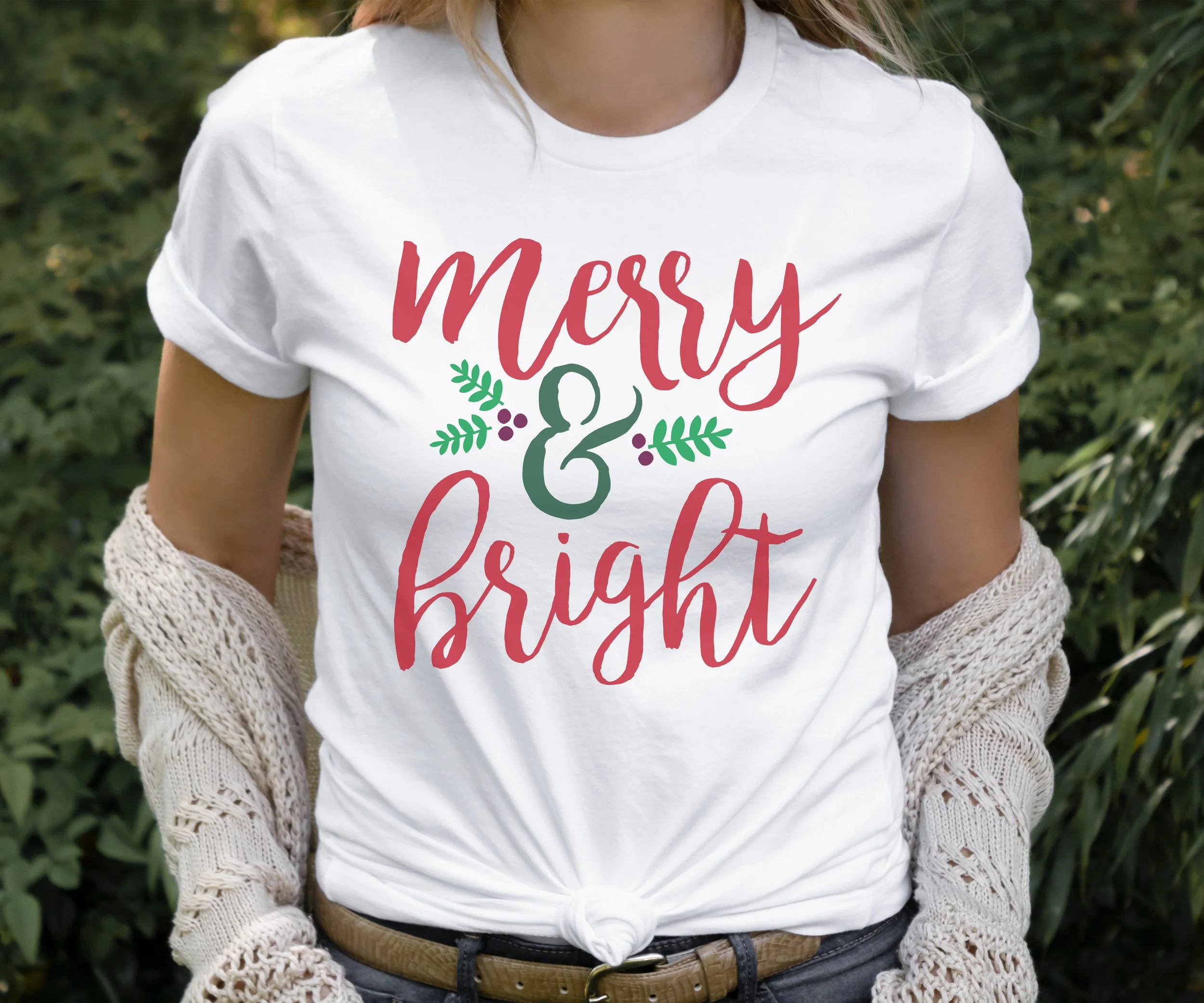 Merry and Bright Christmas Shirt