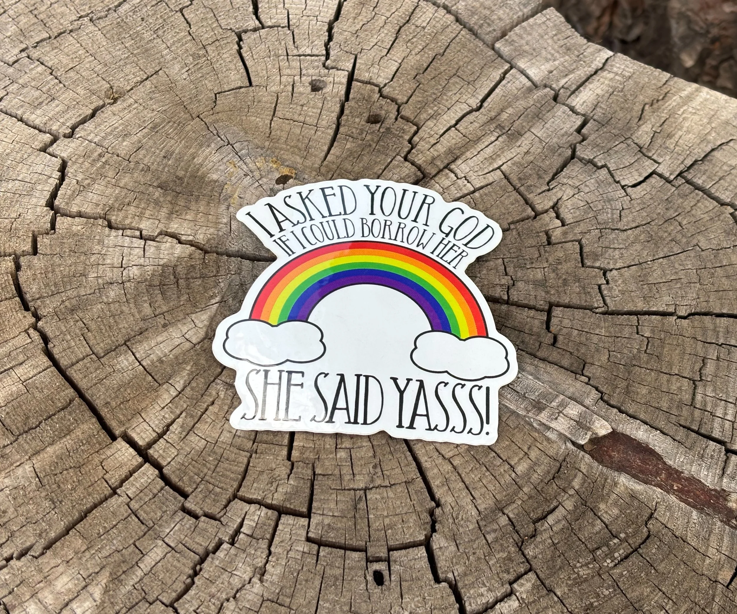 She Said Yass Sticker.jpeg