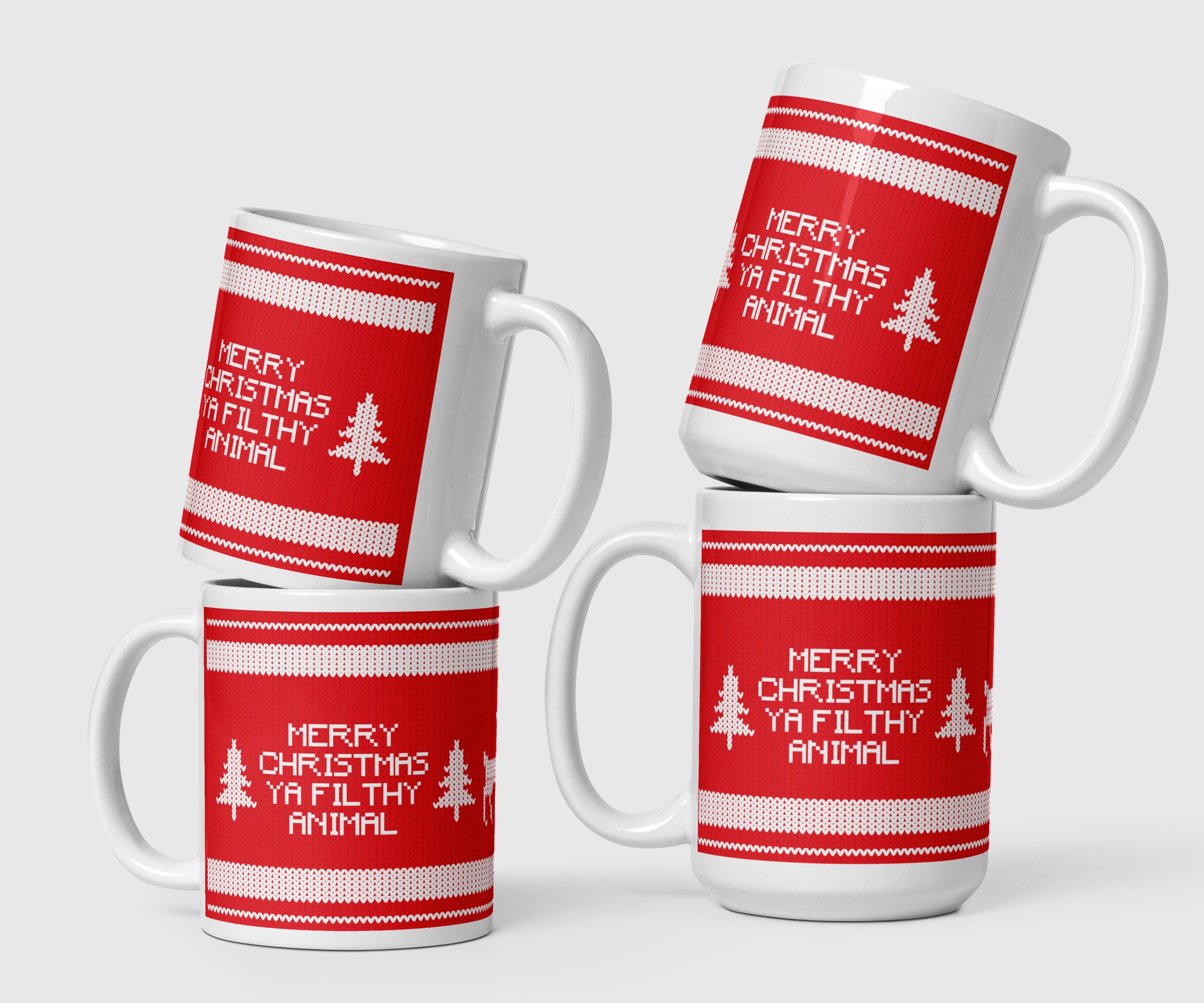 Merry Christmas Ya Filthy Animal Mug 02.jpg