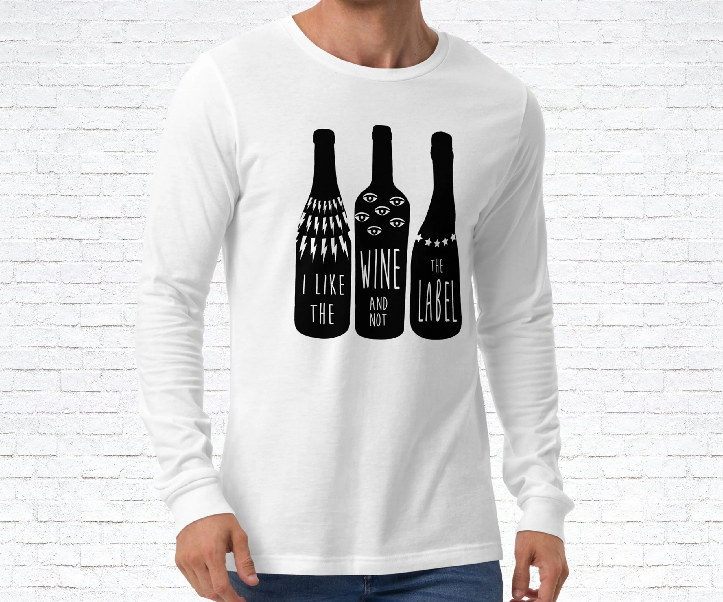 I Like the Wine and Not the Label LS Shirt 03.jpg